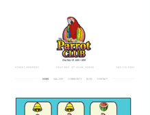 Tablet Screenshot of parrotclubvi.com